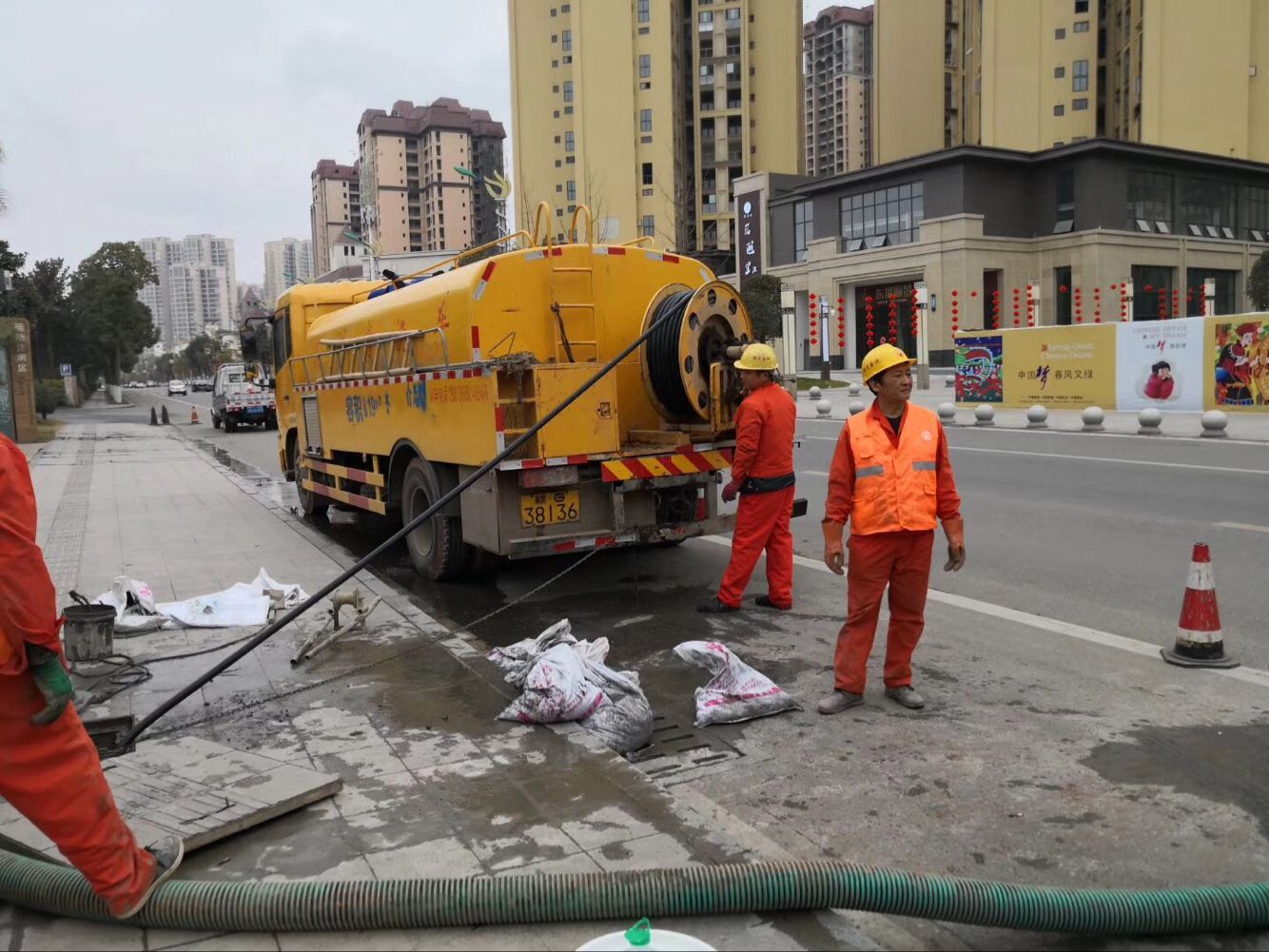沁县排污管道清淤-管道清洗